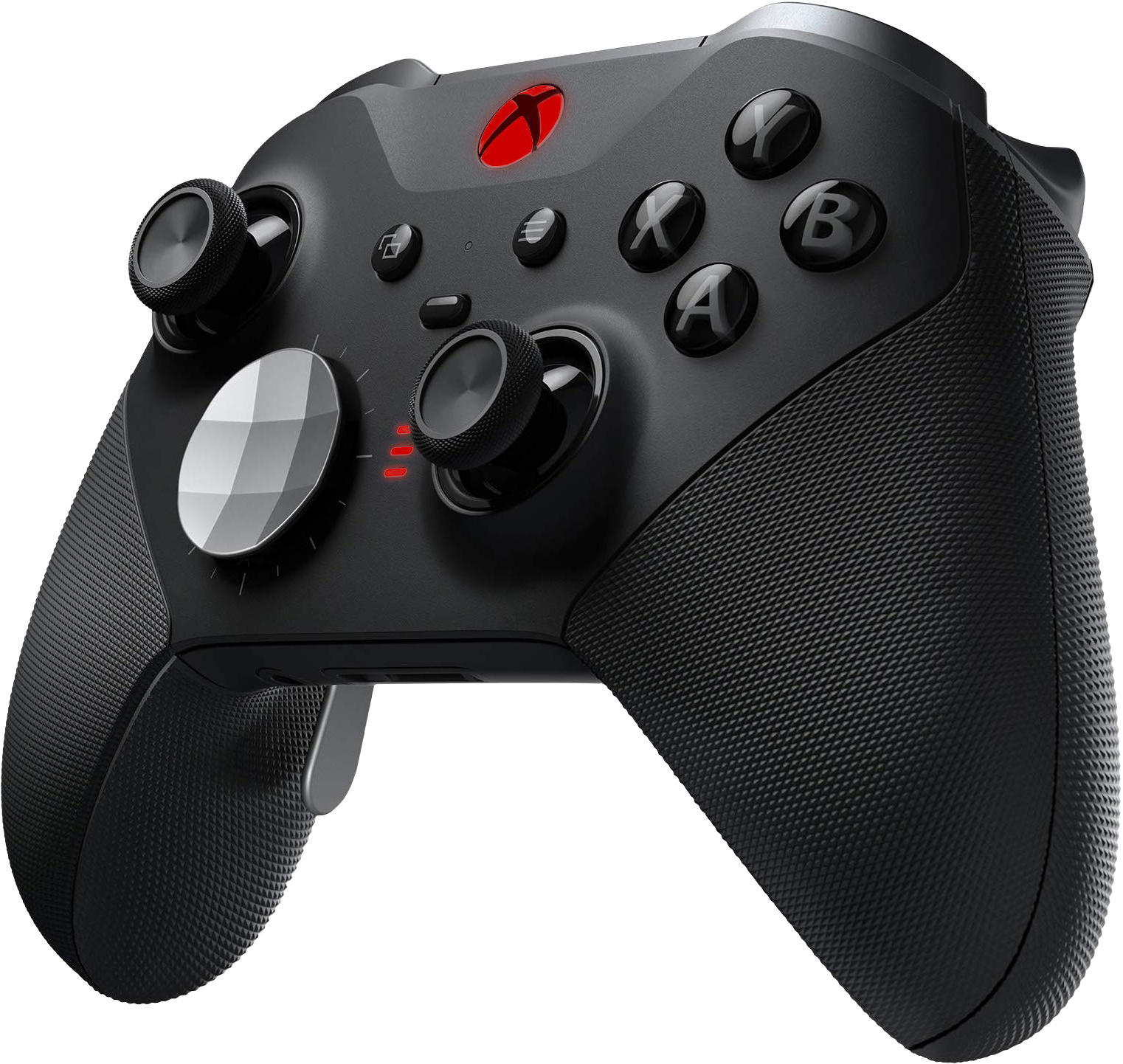 7 Watts xbox series modded controller with red led